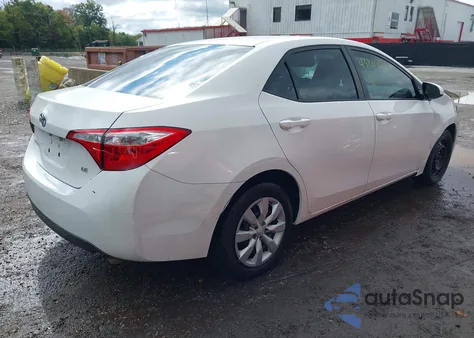 2016 Toyota Corolla Le from USA, damaged, VIN 5YFBURHE8GP544814